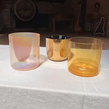 Alchemie Kristallklangschalen in E4