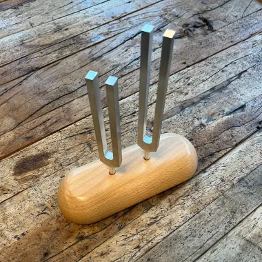 Stimmgabelhalter | rund | Buche