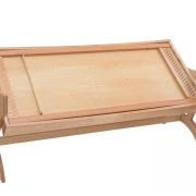 Oktav-Klangmassageliege von feeltone in Eschen- oder Kirschholz erhältlich