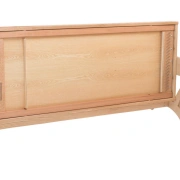 Oktav-Klangmassageliege von feeltone in Eschen- oder Kirschholz erhältlich