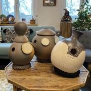 Udu-Trommel 39 CC Bata 2D – Traditionelles Klanggefäss aus Nigeria