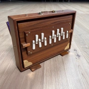 Teakholz Shruti Box | Klein | Tonumfang C3–C4 wählbar in 440 Hz oder 432 Hz