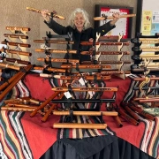 First Hawk Flöte in A-Moll | Pappel oder Spanische Zeder | 45 cm