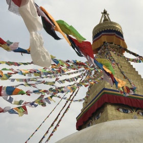 Tibetische Gebetsfahnen / Mittel 25 x 20 cm