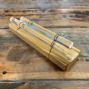 Kristallklangstab Duo - Shiva / Shakti