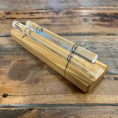 Kristallklangstab Duo - Shiva / Shakti