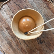 Water Drum | Jibara – traditionelle Kürbistrommel | Ø 31cm