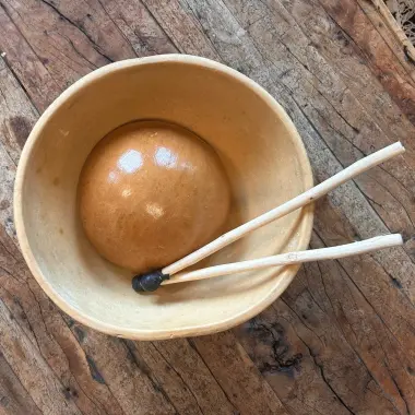 Water Drum | Jibara – traditionelle Kürbistrommel | Ø 31cm