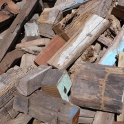 Mini-Hocker türkis aus indischem Recyclingholz – handgefertigtes Unikat