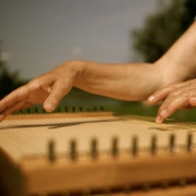 Monolina Monochord von feeltone in fünf Tonlagen C, D, F, G, A