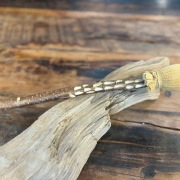 Trommelstock aus Hasel mit Lederklöppel