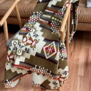 Alpaka Wolldecke | Sandstein | 2 Grössen