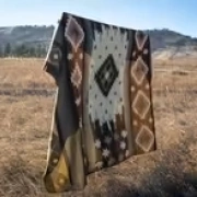 Alpaka Wolldecke Mojave