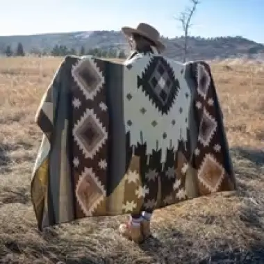 Alpaka Wolldecke Mojave