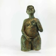 Skulptur | "Goldenes Herz" - Symbol der heiligen Weiblichkeit