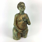 Skulptur | "Goldenes Herz" - Symbol der heiligen Weiblichkeit