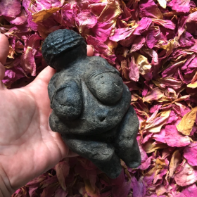 Venus von Willendorf - Urgöttin Keramik Skulptur