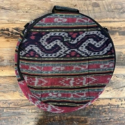 Trommeltasche Ikat | ø 40-60 cm | Schulterriemen
