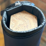 Regensäulen Taschen Nylon blau