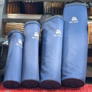 Regensäulen Taschen Nylon blau