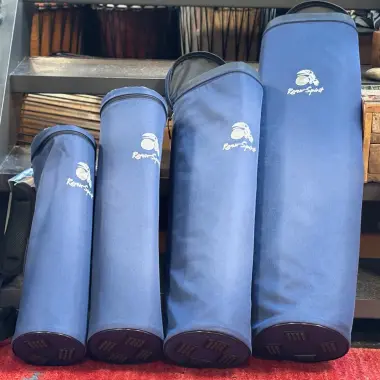 Regensäulen Taschen Nylon blau