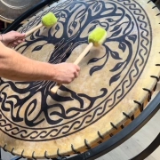Profi Chakra Gong Mallet | Olli Hess | CH 3