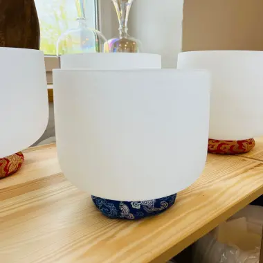Kristallklangschalen | Bringt lichtvolle Klarheit | D -  432/440 Hz