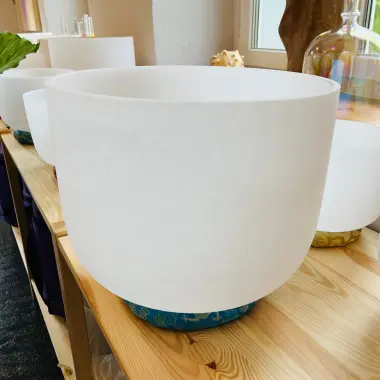 Kristallklangschalen | Die 3. Oktave erdet und trägt | B/H - 432/440 Hz