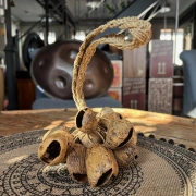 Rassel | Hand-Shaker mit 22 Pangi-Samen