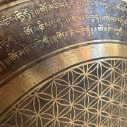 Tempel Gong | Blume d. Lebens |  ø 60 cm