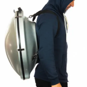 Handpan Tasche | Fiberglas | Schwarz Hochglanz