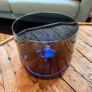 Kristallklang-Schale | Titan Blue | A3 | 432 Hz