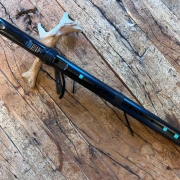 Gebetsflöte High Spirit in G-Moll | Raben Windblock | mit Türkisen | 54 cm