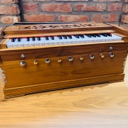 Harmonium Pro Qualität | 3½ Oktaven | Teakholz | 432 Hz