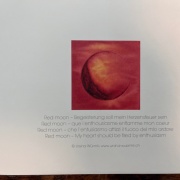 Notizbuch "Red Moon" von Ursina Würmli