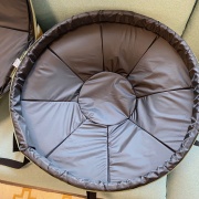 Handpan Tasche klein | Nylon | mit Aussenfach | Olive