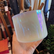Kristallklang-Schale | Cosmic Light Frosted | A4 | 432 Hz