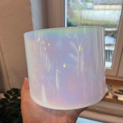Kristallklang-Schale | Cosmic Light Frosted | G4 | 432 Hz