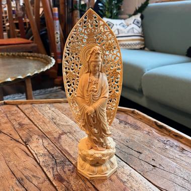 Statue aus Holz | Guanyin | Bodhisattva