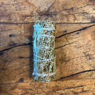 Räucherbündel Beifuss, Salbei & Johanniskraut  10 cm