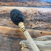 Holunderholz Trommelstock mit Filzklöppel