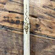 Holunderholz Trommelstock mit Filzklöppel