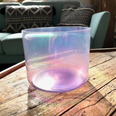 Kristallklang-Schale | Light Pink | A4 | 432 Hz