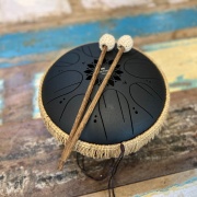 Octave Steel Tongue Drum | Medium | B Minor in 432 Hz