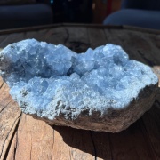 Blue Celestite Cluster