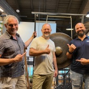 Gong Mallet mit Aststiel | Luna Vaia | Violet