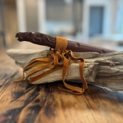 Trommelstock Serengeti-Holz mit Pferdekopf & Filzklöppel
