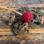 Motherdrum Filzball Trommelstock aus Naturholz