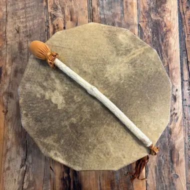 Trommelstock Lederklöppel – 41 cm
