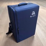 Rucksacktasche für Reiseharmonium | blue | S